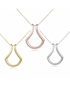 Simple Style Geometric Titanium Steel Pendant Necklace_colorza_4
