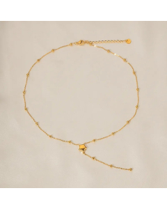 INS Style Simple Style Star Stainless Steel Plating 18K Gold Plated Pendant Necklace Long Necklace