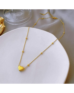 Beads Chain Love Stainless Steel Necklace