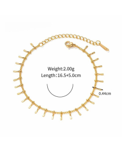 INS Style Stainless Steel Plating 18K Gold Plated Bracelet
