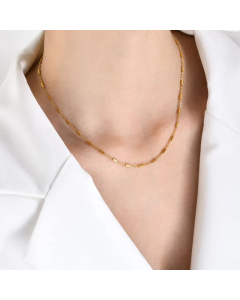 Lady Solid Color Stainless Steel Plating Necklace