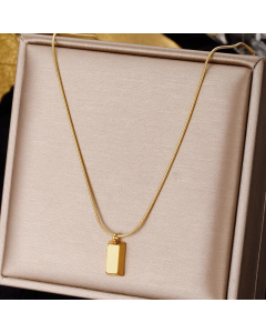 Simple Style Leaf Heart Shape Stainless Steel Plating Inlay Zircon Pendant Necklace