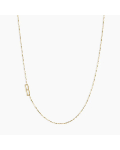 Letter B Stainless Steel Titanium Steel Plating 18K Gold Plated Necklace