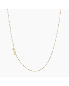 Letter D Stainless Steel Titanium Steel Plating 18K Gold Plated Necklace