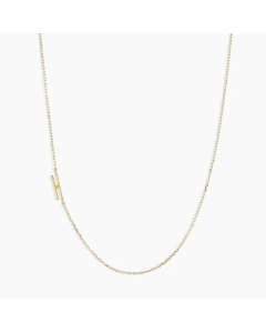 Letter H Stainless Steel Titanium Steel Plating 18K Gold Plated Necklace