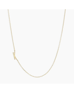 Letter K Stainless Steel Titanium Steel Plating 18K Gold Plated Necklace
