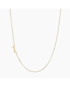 Letter X Stainless Steel Titanium Steel Plating 18K Gold Plated Necklace