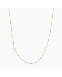 Letter Z Stainless Steel Titanium Steel Plating 18K Gold Plated Necklace