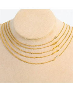 Simple Style Classic Style Letter Stainless Steel Titanium Steel Plating 18K Gold Plated Necklace