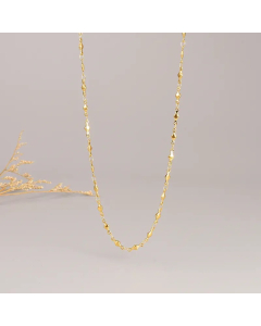 Simple Style Geometric Titanium Steel Plating 18K Gold Plated Necklace