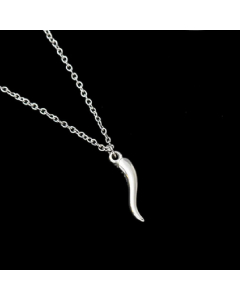 Steel Color Pepper Titanium Steel Plating 18K Gold Plated Pendant Necklace