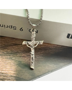 Casual Punk Clown Skull Titanium Steel Plating Pendant Necklace
