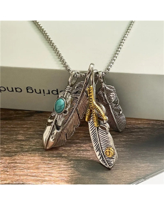 Casual Punk Clown Skull Titanium Steel Plating Pendant Necklace