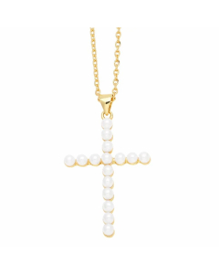 Colorza Simple Style Dragonfly Key Cross Copper Zircon Inlaid Necklace
