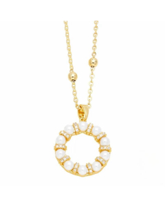 IG Style Tree Heart Shape Copper Zircon Necklace