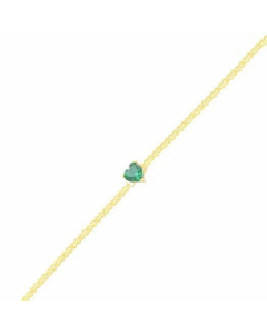 Casual Retro Heart Shape Stainless Steel Plating Inlay Zircon 18K Gold Plated Pendant Necklace