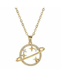 Bohemian Devil's Eye Hand Of Fatima Heart Shape Stainless Steel Inlay Artificial Crystal Pendant Necklace