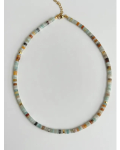 IG Style Natural Stone Beaded Necklace