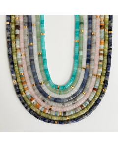 IG Style Natural Stone Beaded Necklace