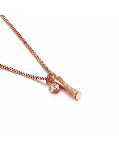 Simple Style Letter I Titanium Steel Patchwork Pendant Necklace