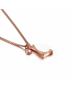 Simple Style Letter L Titanium Steel Patchwork Pendant Necklace