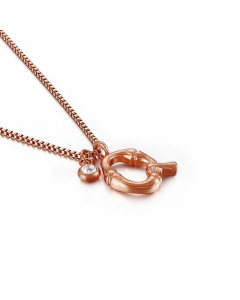 Simple Style Letter Q Titanium Steel Patchwork Pendant Necklace