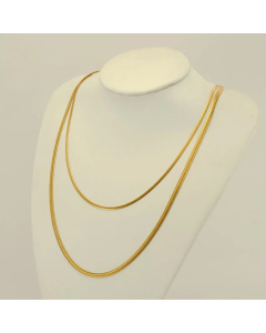Basic Geometric Stainless Steel Plating 18K Gold Plated Necklace_colorza_2