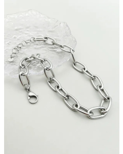 Hip-Hop Geometric Stainless Steel Polishing Plating Gold Plated Necklace