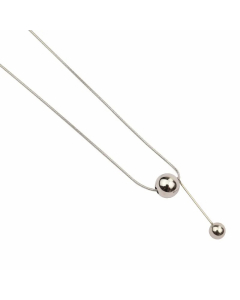 Basic Modern Style Classic Style Ball Titanium Steel Pendant Necklace