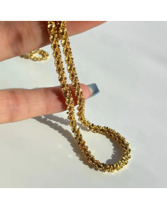 Simple Style Geometric Titanium Steel Plating 18K Gold Plated Necklace