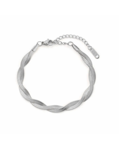 Simple Style Solid Color Stainless Steel Plating 18K Gold Plated Necklace