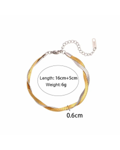 Simple Style Solid Color Stainless Steel Plating 18K Gold Plated Necklace