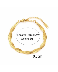 Simple Style Solid Color Stainless Steel Plating 18K Gold Plated Necklace