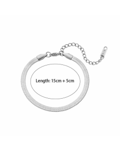 Simple Style Solid Color Stainless Steel Plating 18K Gold Plated Necklace