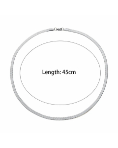 Simple Style Solid Color Stainless Steel Plating 18K Gold Plated Necklace