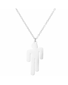 Simple Style Cartoon Character Titanium Steel Plating Pendant Necklace