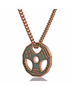 Sports Letter Stainless Steel Alloy Plating Pendant Necklace