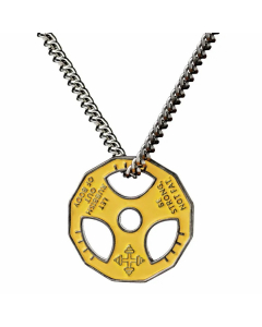 Sports Letter Stainless Steel Alloy Plating Pendant Necklace