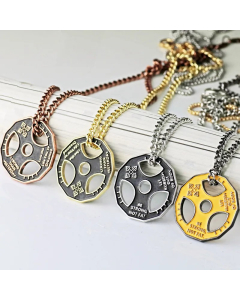 Sports Letter Stainless Steel Alloy Plating Pendant Necklace_colorza_4