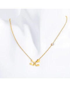 Vintage Style Simple Style Constellation Stainless Steel Titanium Steel Plating Inlay Birthstone Zircon 18K Gold Plated Pendant Necklace