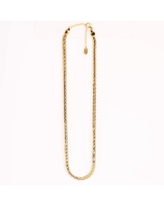 Hip-Hop Exaggerated Punk Solid Color Stainless Steel Plating 18K Gold Plated Necklace