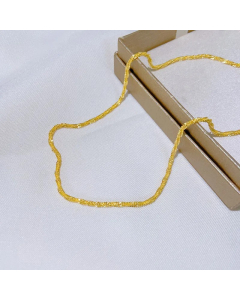 Casual Simple Style Solid Color Titanium Steel Plating Necklace