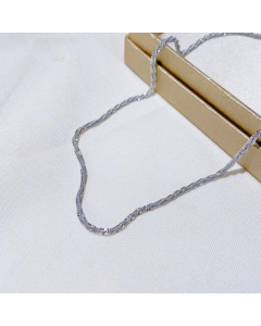 Casual Simple Style Solid Color Titanium Steel Plating Necklace