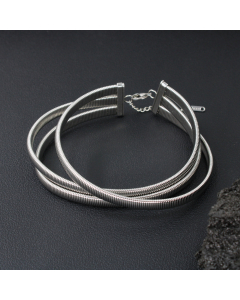Punk Round Solid Color Stainless Steel Chain Choker