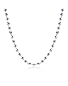 IG Style Simple Style Solid Color Stainless Steel Plating 18K Gold Plated Necklace