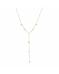 Vintage Style Solid Color Titanium Steel Plating 18K Gold Plated Necklace