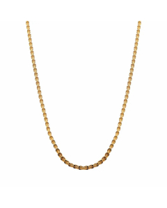 Simple Style Korean Style Solid Color Titanium Steel Plating 18K Gold Plated Necklace