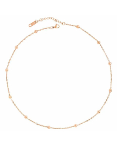 Simple Style Solid Color Titanium Steel Plating 18K Gold Plated Necklace