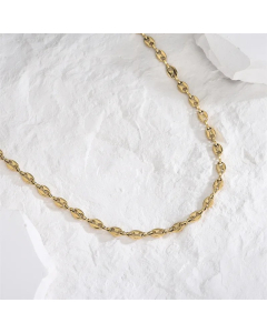 Simple Style Geometric Titanium Steel Plating Necklace