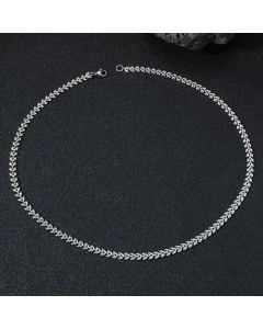 Casual Classic Style Artistic Circle Titanium Steel Polishing Necklace